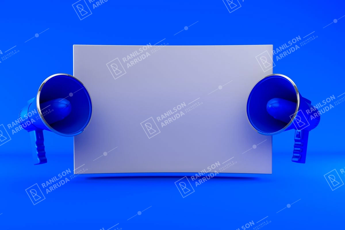 background megaphone