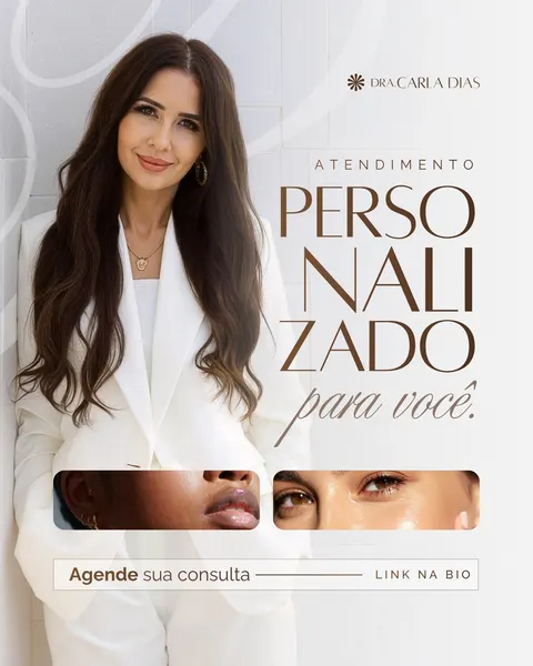 Atendimento Personalizado Para Você Clínica De Estética Moderno Marrom E Branco Post Para Instagram
