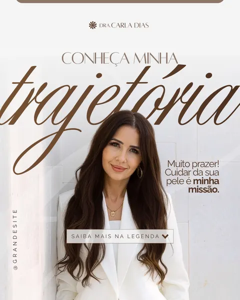 Conheça Minha Trajetória Médica Dermatologista Moderno Marrom E Branco Post Para Instagram
