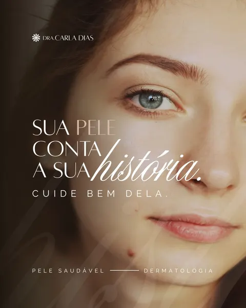 Cuide Da Sua Pele Clínica De Estética Moderno Marrom E Branco Post Para Instagram