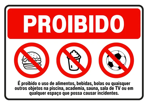 Placa Proibido Regras Do Local Minimalista Vermelho Preto E Branco Documento A4