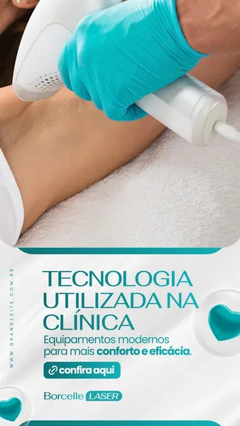 Tecnologia Utilizada Na Clínica De Estética Moderno Azul E Branco Story Do Instagram