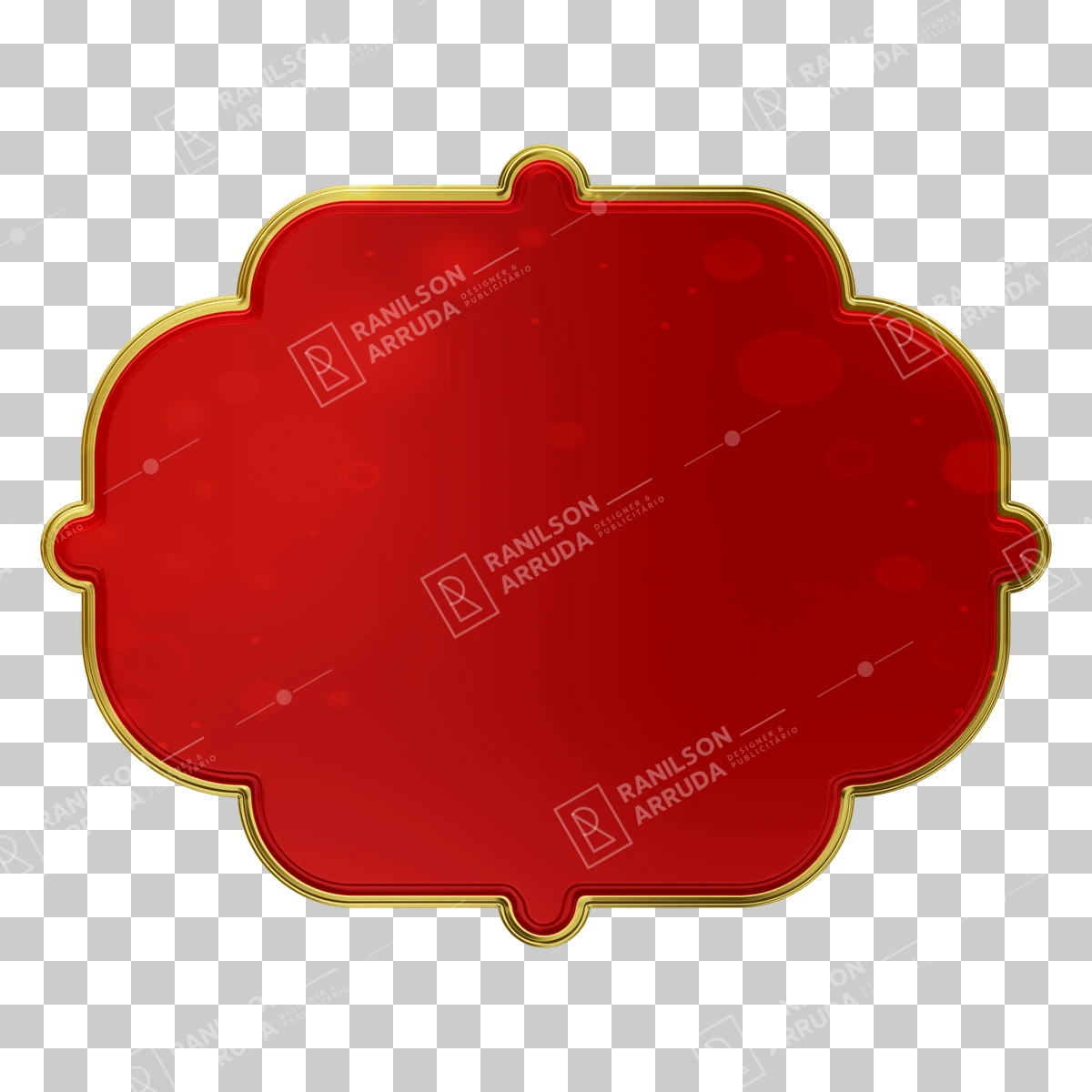 Frame vermelho